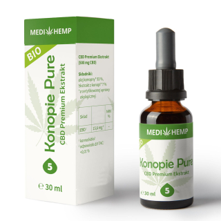 CBD - Čisto Bio Oil 5% 30ml | Medi Konope |