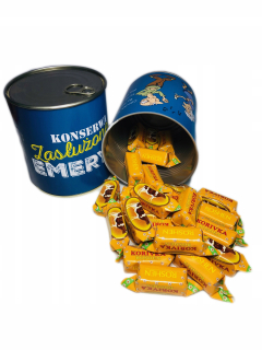 Darčeková krabička na konzervy dôchodcov Fudge
