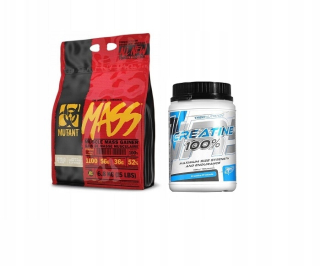 Gainer - PVL MUTANTOVÁ HMOTNOSŤ 6800G GAINER + TREC CREATINE 100%