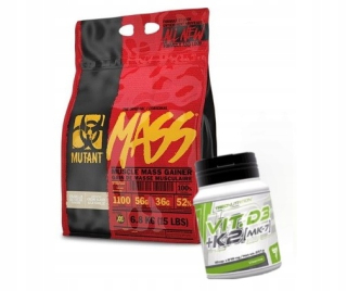 Gainer - PVL mutantná hmotnosť 6800g Gainer + TREC VIT.d3 + K2 60