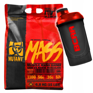 Gainer - PVL mutantná hmotnosť 6800g Gainer Carbohydráty Hmotnosť Pevnosť