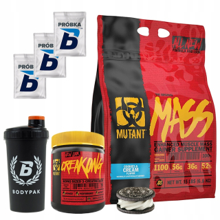 Gainer - PVL MUTANT MASS 6800g GAINER + CREAKONG + SHAKER