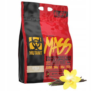 Gainer - PVL Mutant Mass 6800 g Gainer Whey z USA - VANILKA