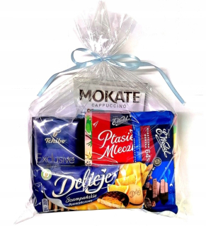 Káva mletá -  Darčekový balík Coffee Tchibo Mokate + Sweets