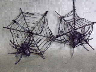 Halloween - Cobweb halloween prívesok dekorácia pavúk strach
