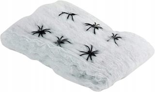 Halloween - Cobweb so 6 pavúkami Halloween Decoration 60G