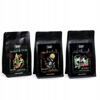 Zrnková káva - Káva Arabica Manufaktura v Siedleckej 3 x 225g