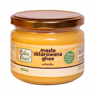 Prsty lízať maslo vyrobené maslo ghee 320ml