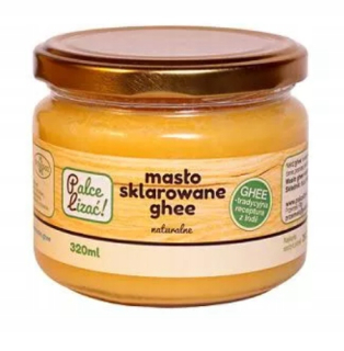 Prsty lízať maslo škvrnité ghee prírodné 320 ml
