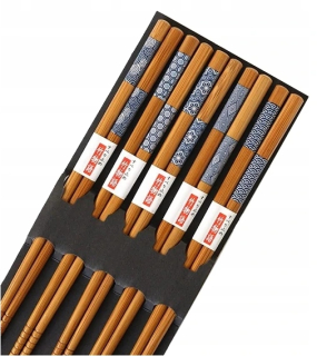 BAMBOO tyčinky pre SUSHI STICKS 5Párky VYBAVENÉ