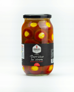 Červená paprika so syrom GURMANO 650g horká