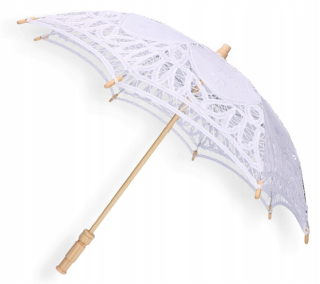 Prvé sväté prijímanie - Dekoratívne čipkované dáždnik 60 cm