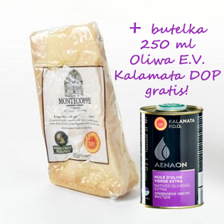 Parmigiano Reggiano 12m Taliansky Parmezan + Oliwa