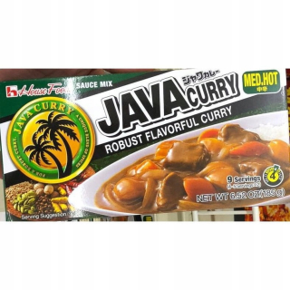 Japonska kuchyňa - Cestoviny Java Curry Médium Hot Značka House Foods 185g