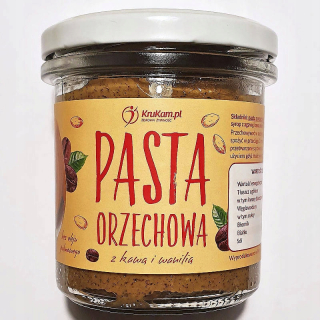Arašidová pasta s kávou a vanilkou 300g KRUKAM