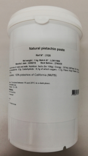 Prírodné Pistachio Paste 100% 1kg, Pistachios Paste