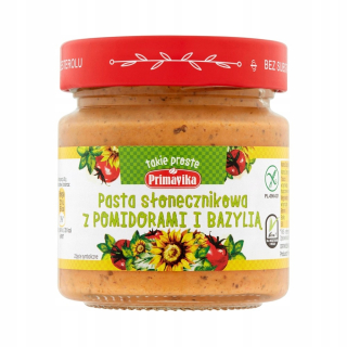 Slnečnicové pasty s paradajkami a bazalkou 160 g [