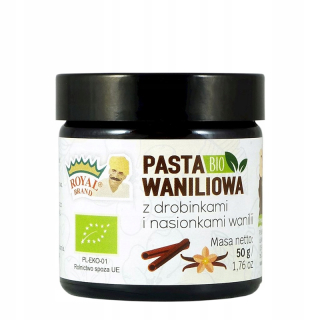 Vanilla Paste Bio Jar 50g Royal Brand
