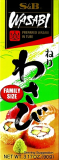 Japonska kuchyňa - Wasabi Paste vo veľkej trubici 90G - S & B