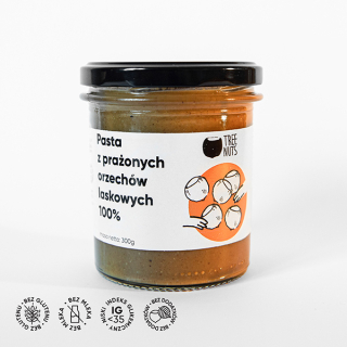 Pražená lieskovcová pasta 100% 300g