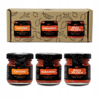 Pasta Indian Hot Cayenne Habanero Naga Jolokia 40g