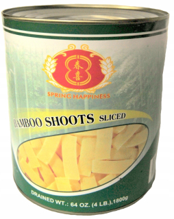 Ázijska kuchyňa - Bambusové výhonky plátky 2950g catering môže