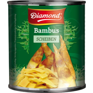 Ázijska kuchyňa - Bambusové výhonky plátky 2950g Diamond