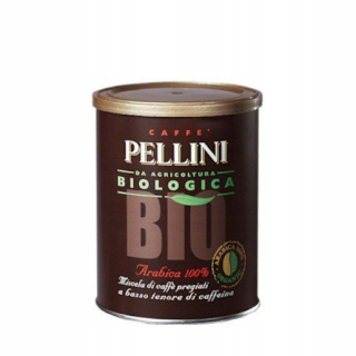 Káva mletá -  Pellini Biologica BIO mletá káva 250g plechovka
