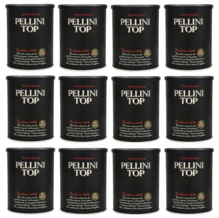 Káva mletá -  Pellini Top 250g Mleté kávy Môže X 12 SET
