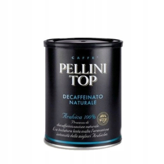Káva bez kofeínu -  Pellini Top Decfeinowa 250g mleté kávy