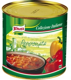 Peperonata farebné papriky v slanom mori Knorr 2,6 kg