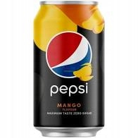 Pepsi plechovka Mango 24x330ml bez cukru