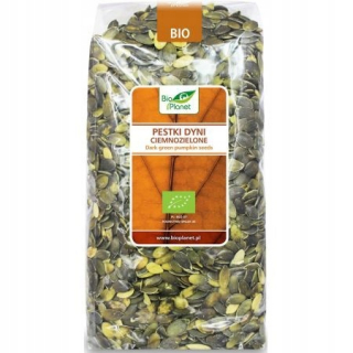 Sušené ovocie - Tekvica semená tmavo zelená 1kg bio planét eco tekvica