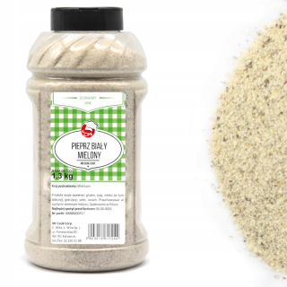 White Ground Pepper 1.3kg Horeca Jar #DOZOWNK