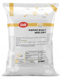 Pepper White Ground Stoll Prochef! - 500 g