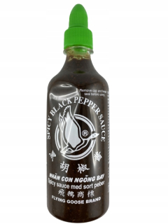 Ázijska kuchyňa - Pikantná omáčka s čiernym korením 455 ml, sriracha