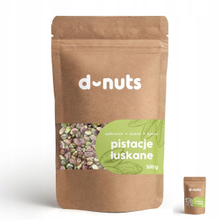 Orechy - Shelped Pistachios bez prémiovej soli 500g D-NUTS HIT