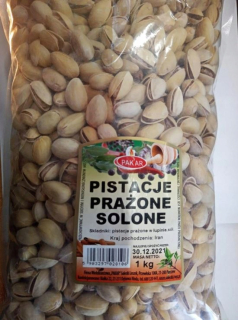 Orechy - Pistachios pečené solené 1kg Pakar