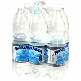 PIWNICZANKA Prírodná minerálna voda sneh. 6x1,5l