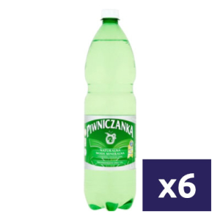 PIWNICZANKA Stredne-odosielaná voda CO2 6 x 1,5 l