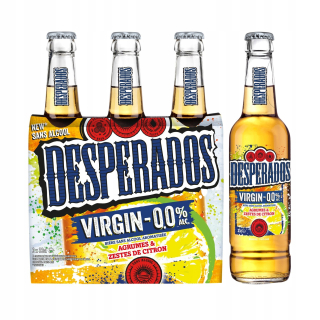 Nealkoholické pivo Desperados Virgin 0% x 20ks.