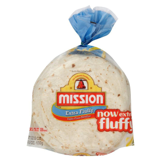 Mexická kuchyňa - Palacinky Tortilla Mission Extra Fluffy 637g z USA