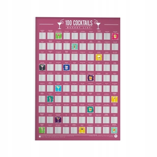 Pre plagát scratchor 100 nápoja škrabanec
