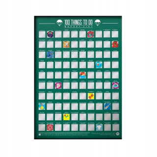 Plagát Scratchor 100 Zaujímavosti