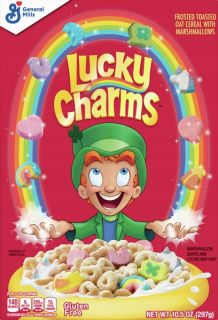 Cereálie Lucky Charms s penou 297g USA