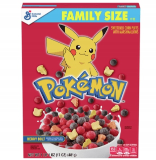 Raňajky Pokémon s USA Limited Edition