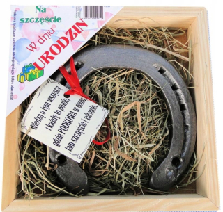 Podkovy pre šťastie praje darček k narodeninám