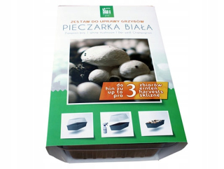 Biely HUBOVÝ substrát 3 litre - PESTOVANIE húb