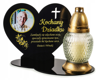 Postavte sa s odhodlaním sviečky hrob Foto Photo