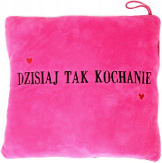 Darček na Valentína - Vankúš je dnes dvojstránkovým Valentínom